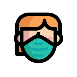 Woman Facemask  Icon