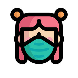 Woman With Mask  Icon