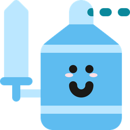 Cute Antiseptic Sanitizer attack  Icon