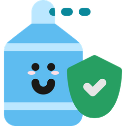 Cute Antiseptic Protected  Icon