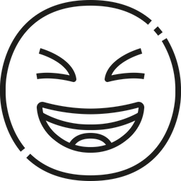 Grinning Squinting Face  Icon