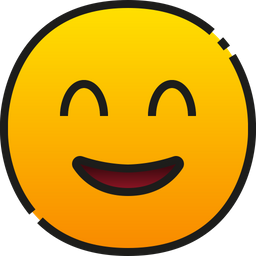 Grinning Face With Smiling Eyes  Icon