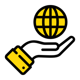 Globales Geschäft  Symbol