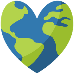 Heart Earth  Icon