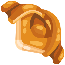 Croissant-Kuchen  Symbol