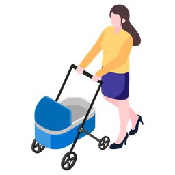 Baby Stroller  Icon