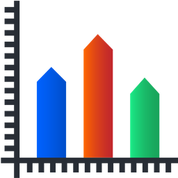 막대 그래프  아이콘