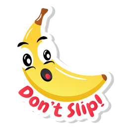 Banana Sticker  Icon