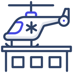 공기 구급차  아이콘