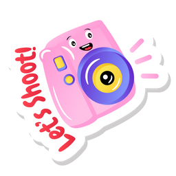 Camera Sticker  Icon