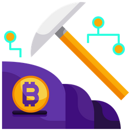 Bitcoin Mining  Icon