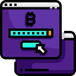 Bitcoin Encryption  Icon