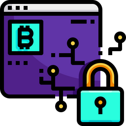 Bitcoin Encryption  Icon