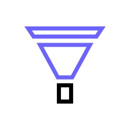 Funnel Chart  Icon