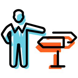 Business Direction  Icon