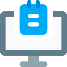 Computer Note  Icon