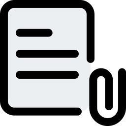 Attachment Paper  Icon