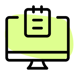 Computer Note  Icon