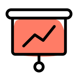 Analytics Presentation  Icon