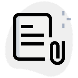 Attachment Paper  Icon