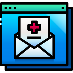 Medical Mail  Icon