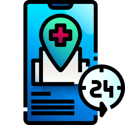 24 Hour Service  Icon