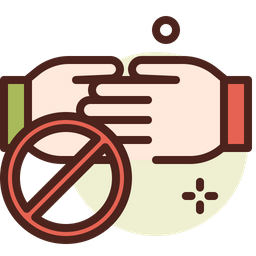 Avoid Shaking Hands  Icon