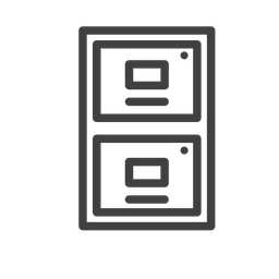 Schrankablage  Symbol