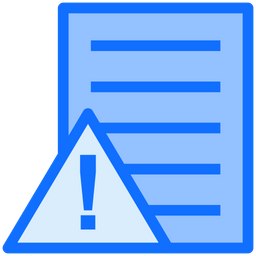 File Warning  Icon