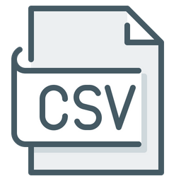 Csv File  Icon