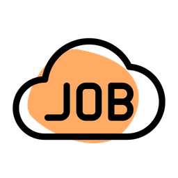 Cloud Job  Icon