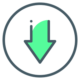 Down Side  Icon