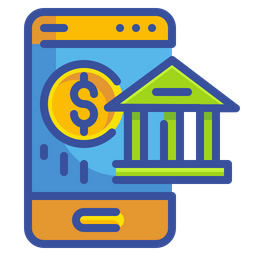 Mobile Banking  Icon