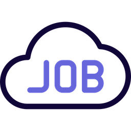 Cloud-Job  Symbol