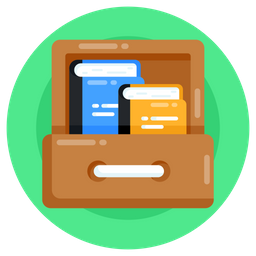 Books Drawer  Icon