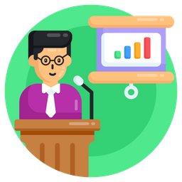 Business Lecture  Icon