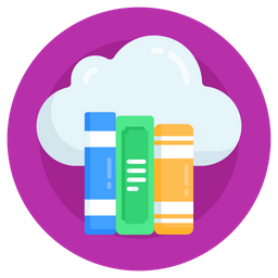 Cloud Library  Icon