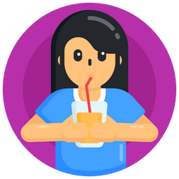 Drinking Juice  Icon