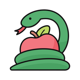 Sin Snake Apple Icon
