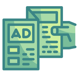 Advertising Brochure  Icon