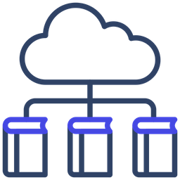 Cloud Library  Icon