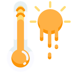 Heiße Temperatur  Symbol