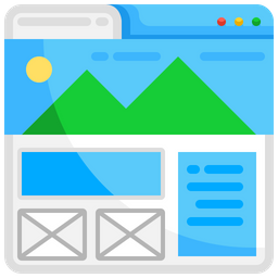 Landing Page  Icon