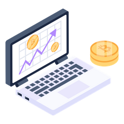 Crecimiento de bitcoin  Icono