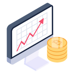 Bitcoin Chart  Icon