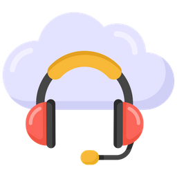 Cloud Call Center  Icon