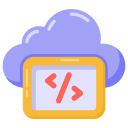 Cloud Coding  Icon