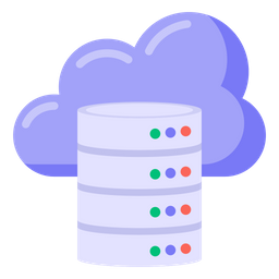 Cloud Database  Icon