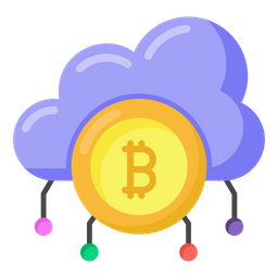 Cloud Bitcoin  Icon