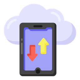 Cloud Data Transfer  Icon